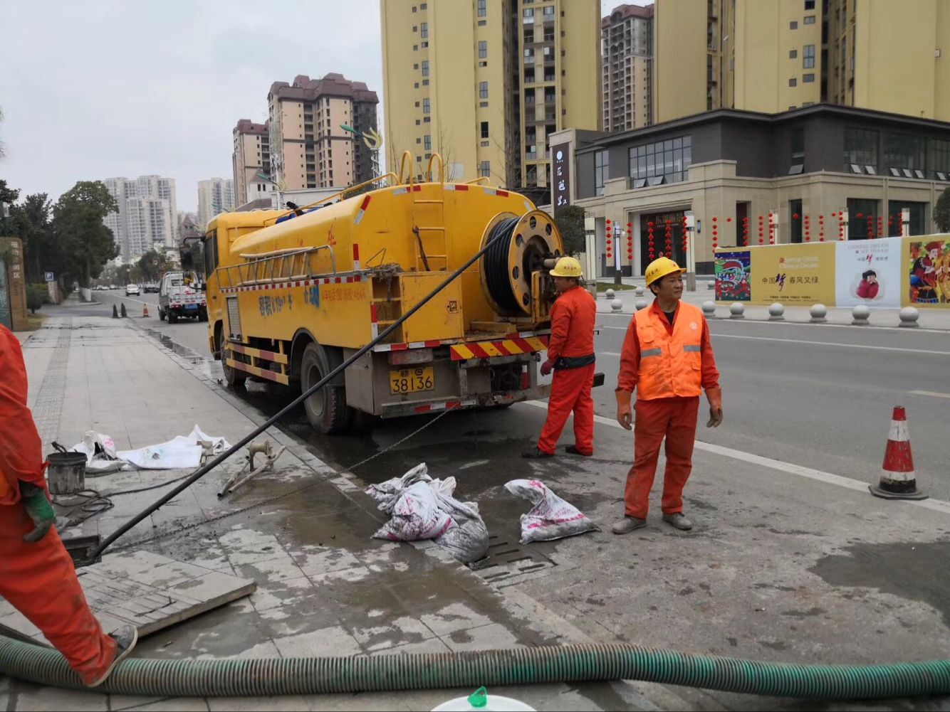 河北排污管道清淤-管道清洗